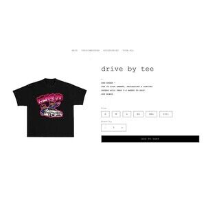 *RARE* KTHLA KTH-LA Kill The Hype • drive by hit ‘em up tee SIZE SMALL